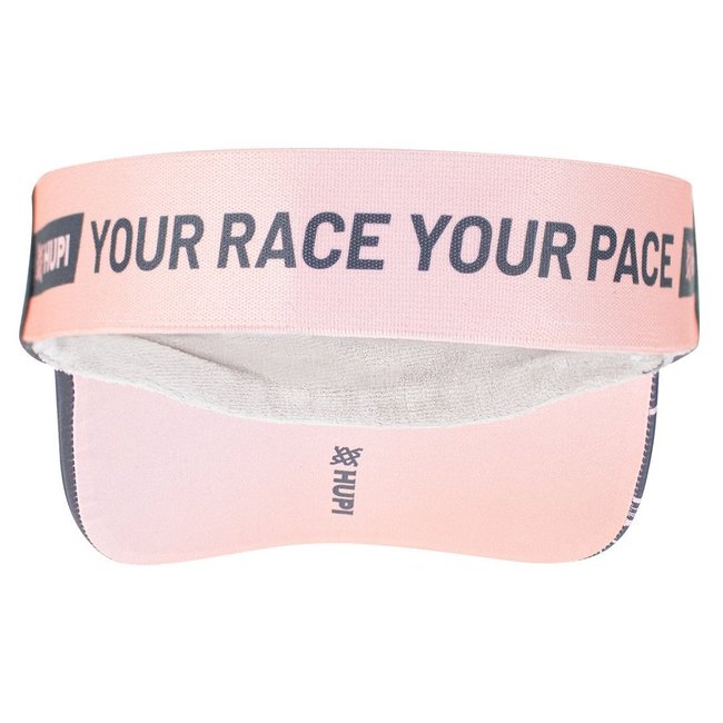 Viseira para Corrida HUPI 42k Ibira Preto e Rosa