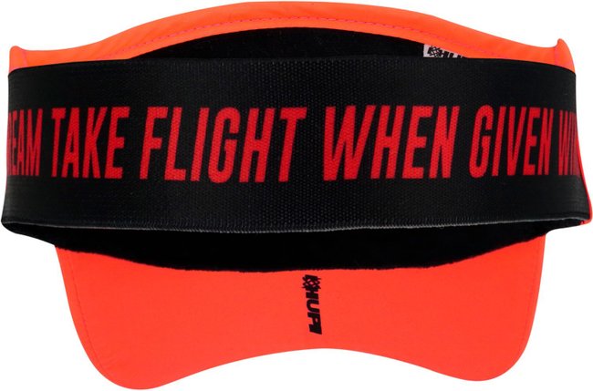 Viseira para Corrida HUPI Asas Laranja Neon