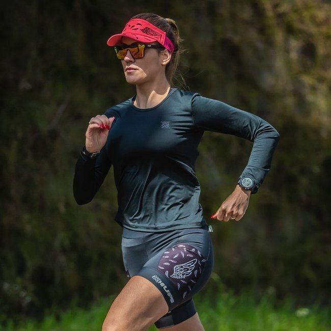 Viseira para Corrida HUPI Asas Pink