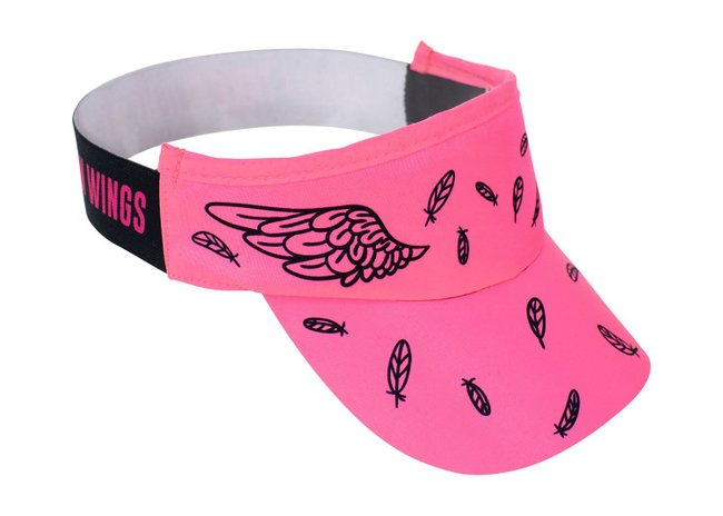 Viseira para Corrida HUPI Asas Pink