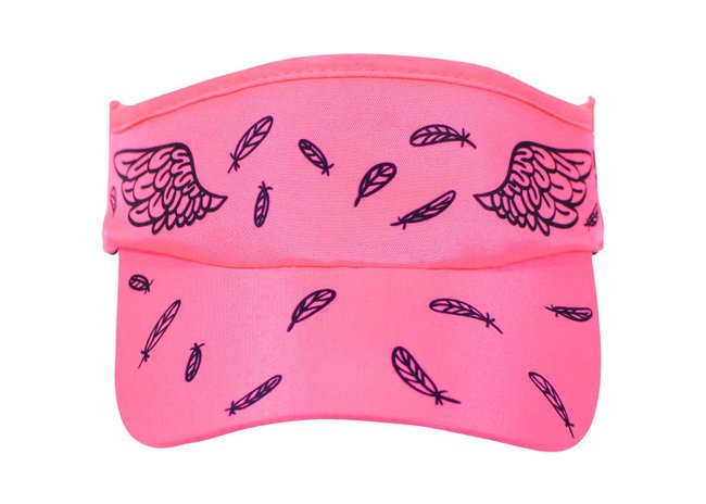 Viseira para Corrida HUPI Asas Pink