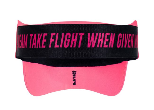 Viseira para Corrida HUPI Asas Pink