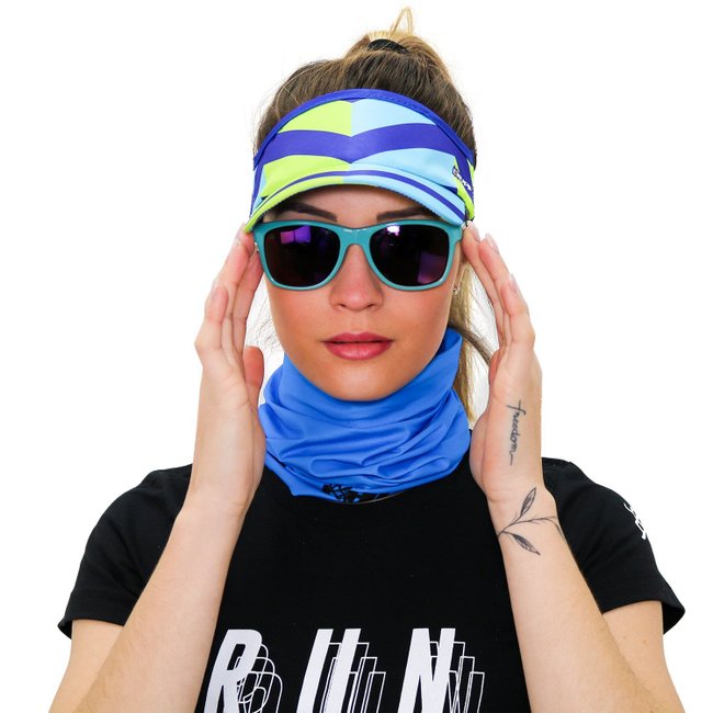Viseira para Corrida HUPI Azul