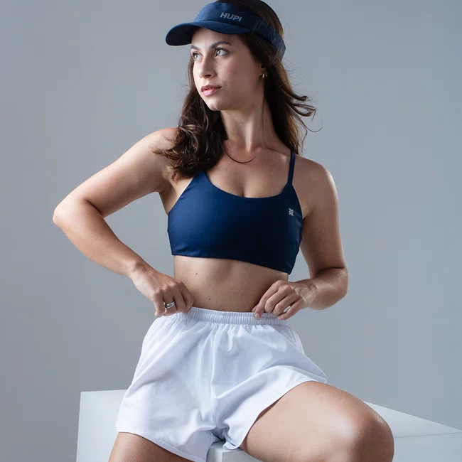 Viseira para Corrida HUPI Azul Marinho