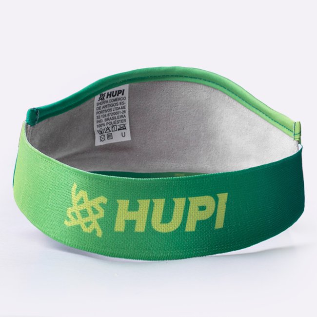 Viseira para Corrida HUPI Colors Verde