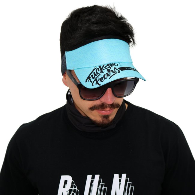 Viseira para Corrida HUPI Fuck The Fears
