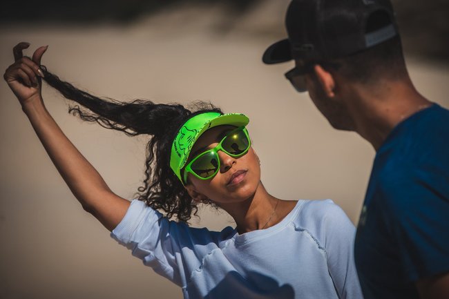 Viseira para Corrida HUPI Good Vibes