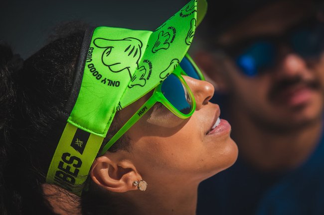 Viseira para Corrida HUPI Good Vibes