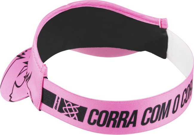Viseira para Corrida HUPI Heart Beat Rosa