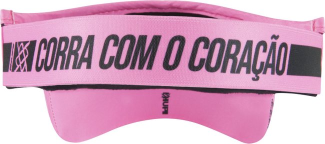Viseira para Corrida HUPI Heart Beat Rosa