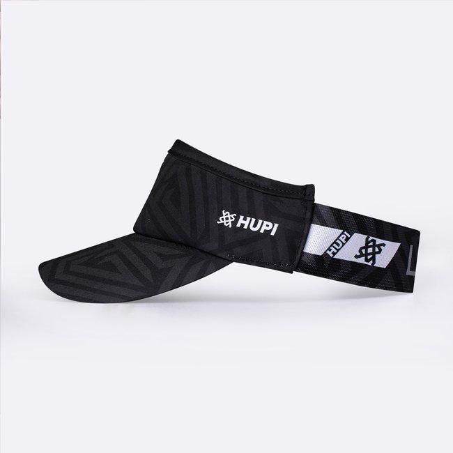 Viseira Para Corrida HUPI Live Love Run Preta