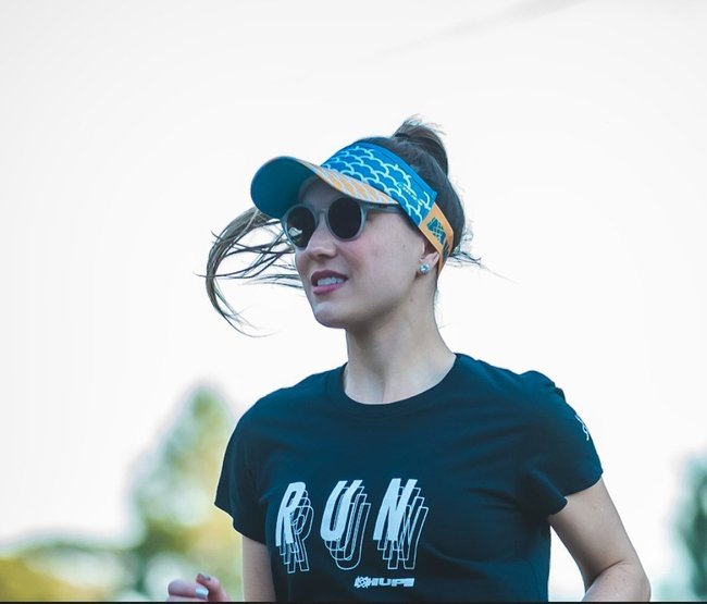 Viseira para Corrida HUPI Nuvem