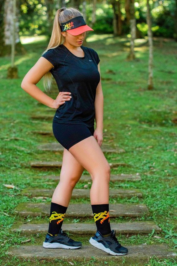 Viseira para Corrida HUPI Pace Laranja