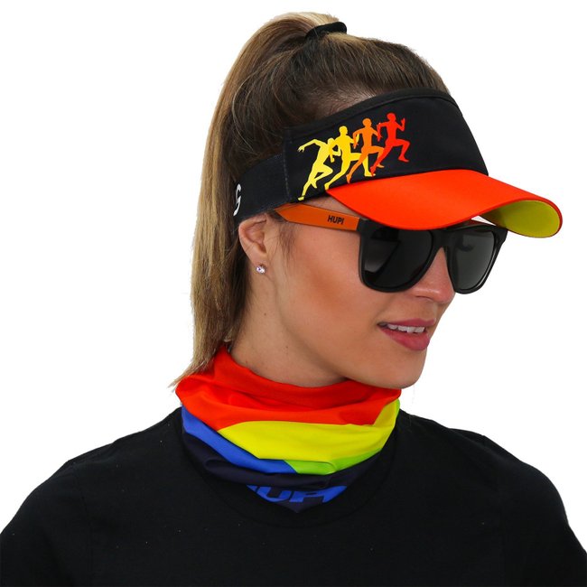 Viseira para Corrida HUPI Pace Laranja