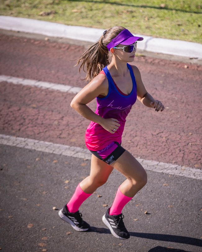 Viseira para Corrida HUPI Roxa