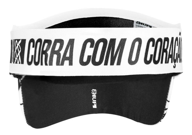 Viseira para Corrida HUPI Run Beats Branco
