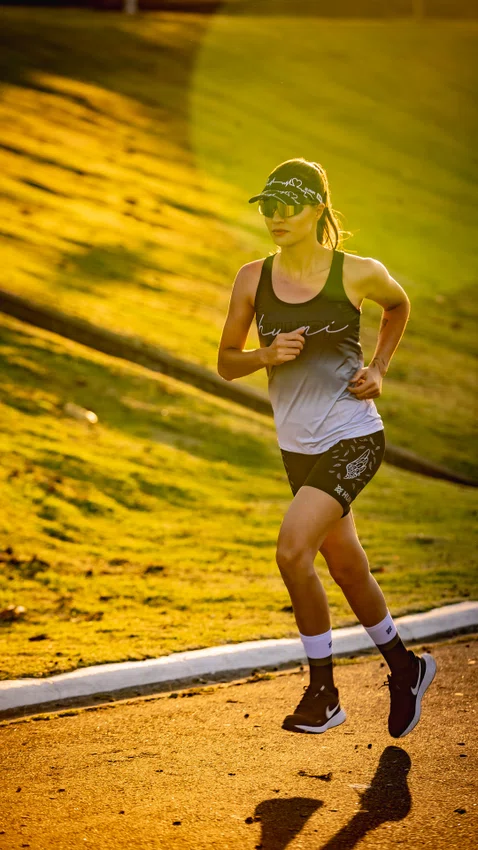 Viseira para Corrida HUPI Run Beats Preto