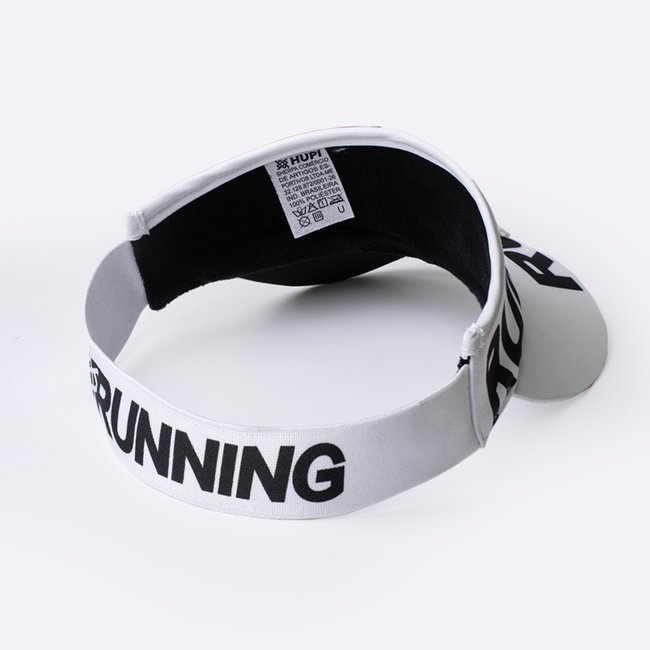 Viseira para Corrida HUPI RUN Branca Lisa