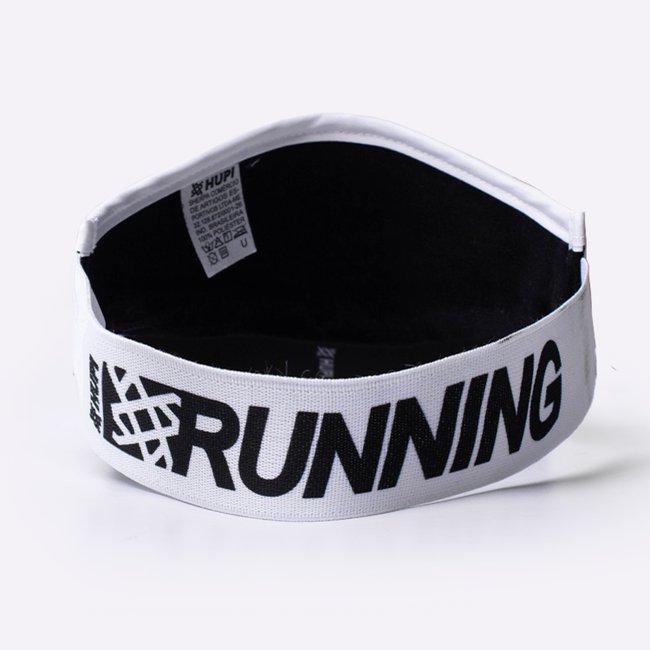 Viseira para Corrida HUPI RUN Branca Lisa