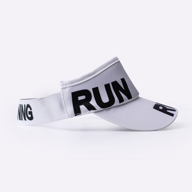 Viseira para Corrida HUPI RUN Branca Lisa