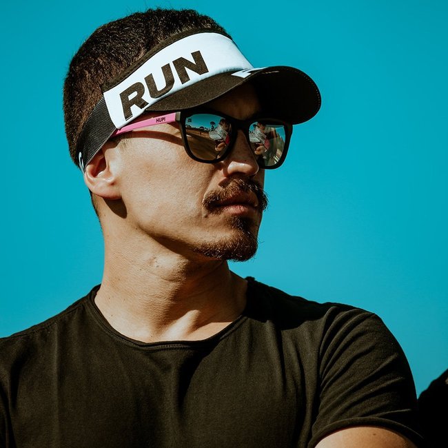 Viseira para Corrida HUPI RUN Branco