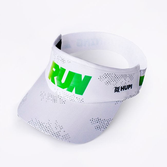 Viseira Para Corrida HUPI Run Fast Branca 