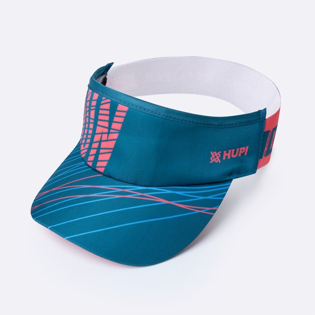 Viseira para Corrida HUPI Run Lines Azul