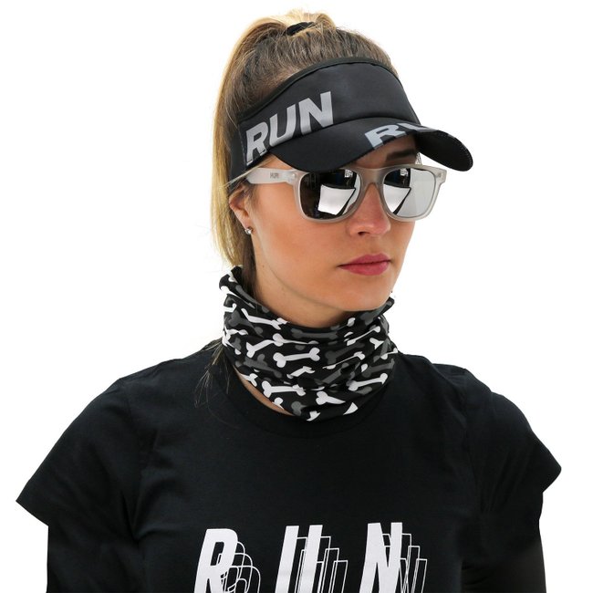 Viseira para Corrida HUPI RUN Preto