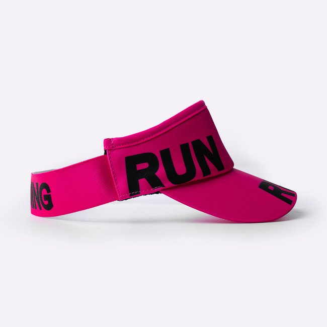 Viseira para Corrida HUPI RUN Rosa Lisa