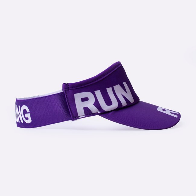 Viseira para Corrida HUPI RUN Roxo Liso