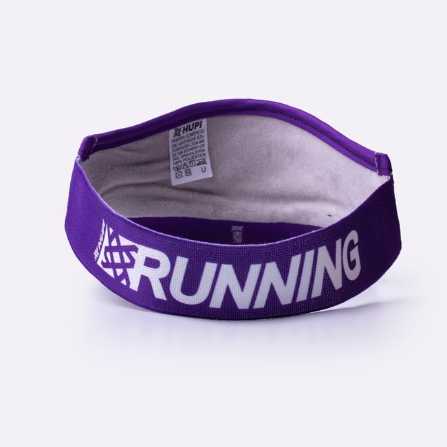 Viseira para Corrida HUPI RUN Roxo Liso