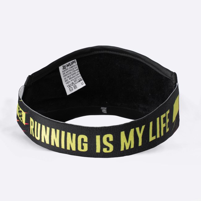 Viseira para Corrida Hupi Running Run Run Run