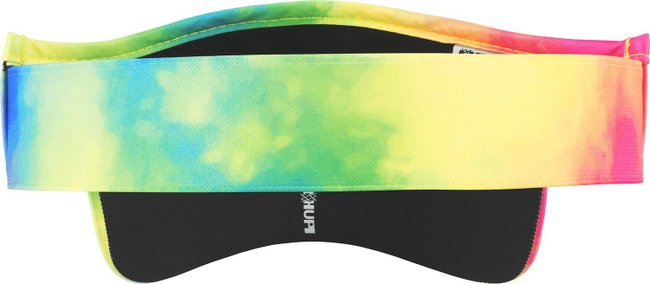 Viseira para Corrida HUPI Tie-Dye Verde/Amarelo