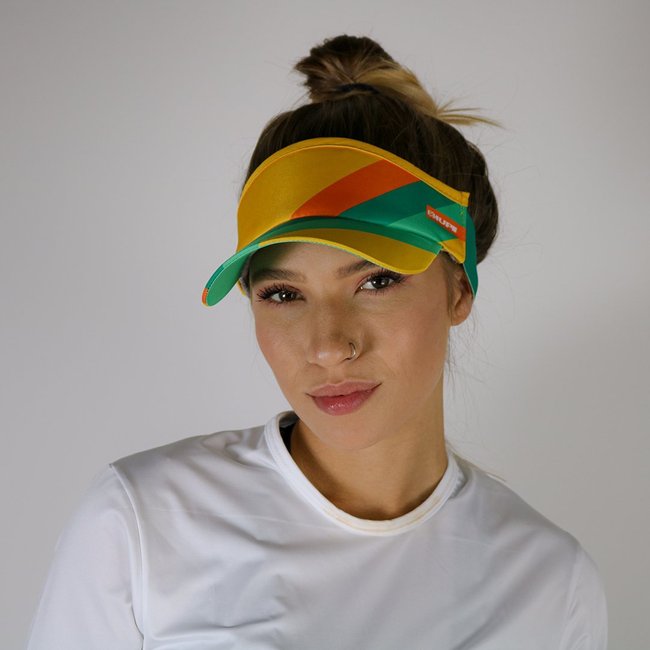 Viseira para Corrida HUPI Tricolor