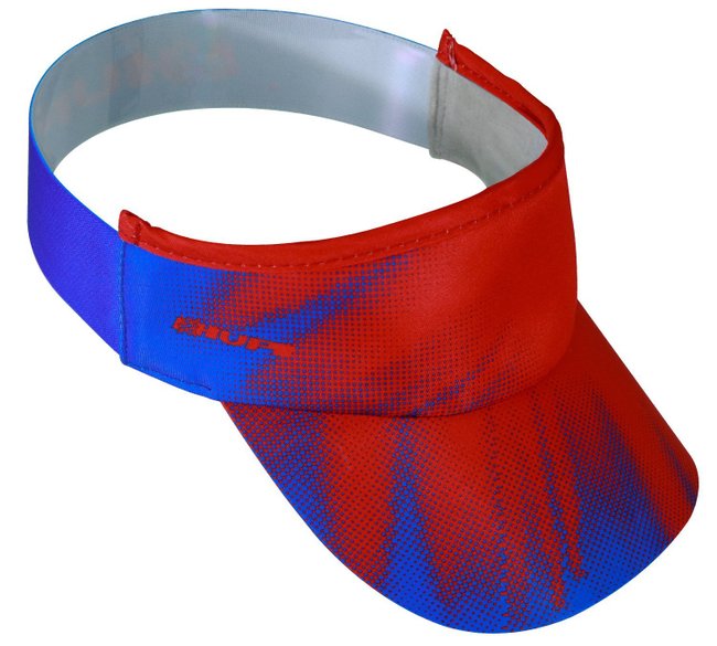 Viseira para Corrida HUPI Tuna Azul e Vermelho