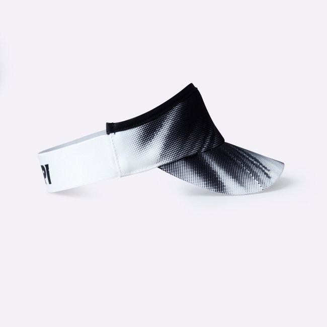 Viseira para Corrida HUPI Tuna Branco e Preto