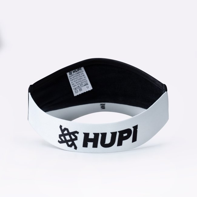 Viseira para Corrida HUPI Tuna Branco e Preto