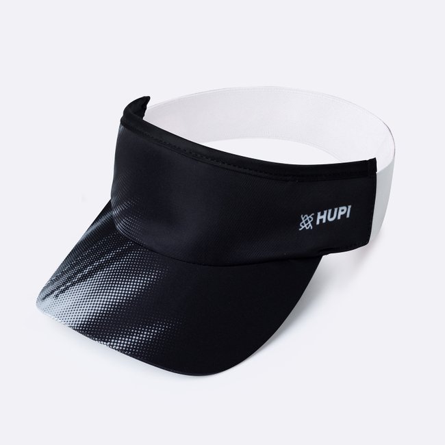 Viseira para Corrida HUPI Tuna Branco e Preto