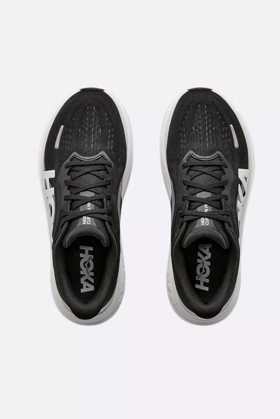 Tênis HOKA Clifton Pro Feminino Preto e Cinza