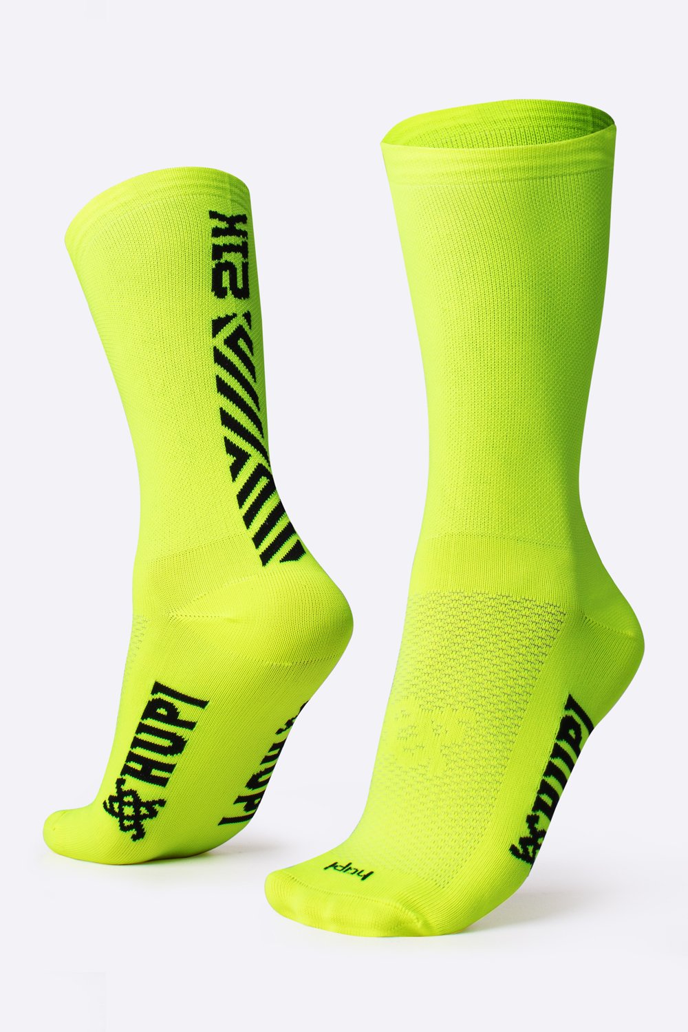 Meia HUPI 21k Slim Amarelo Neon Meia HUPI 21k Slim Amarelo Neon