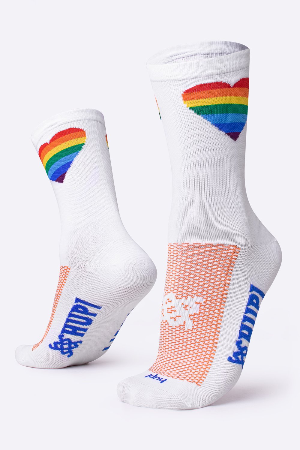 Meia HUPI Colorful Heart - LT para pés menores 34-38