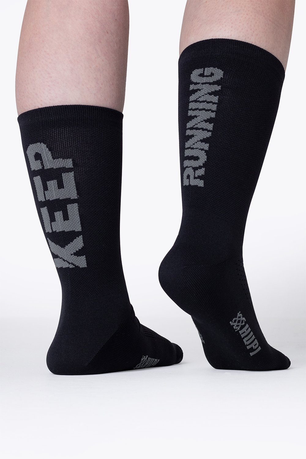 Meia HUPI Keep Running Preto/Cinza Meia HUPI Keep Running Preto/Cinza