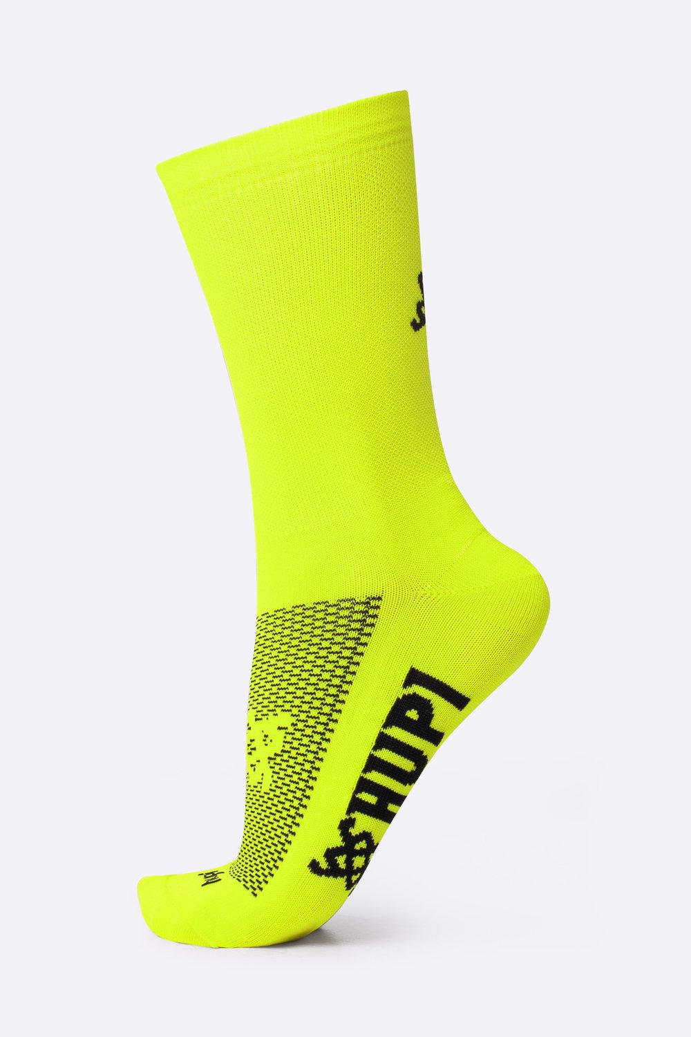 Meia HUPI Lisa Amarelo Neon - LT para pés menores 34-38 Meia HUPI Lisa Amarelo Neon - LT para pés menores 34-38