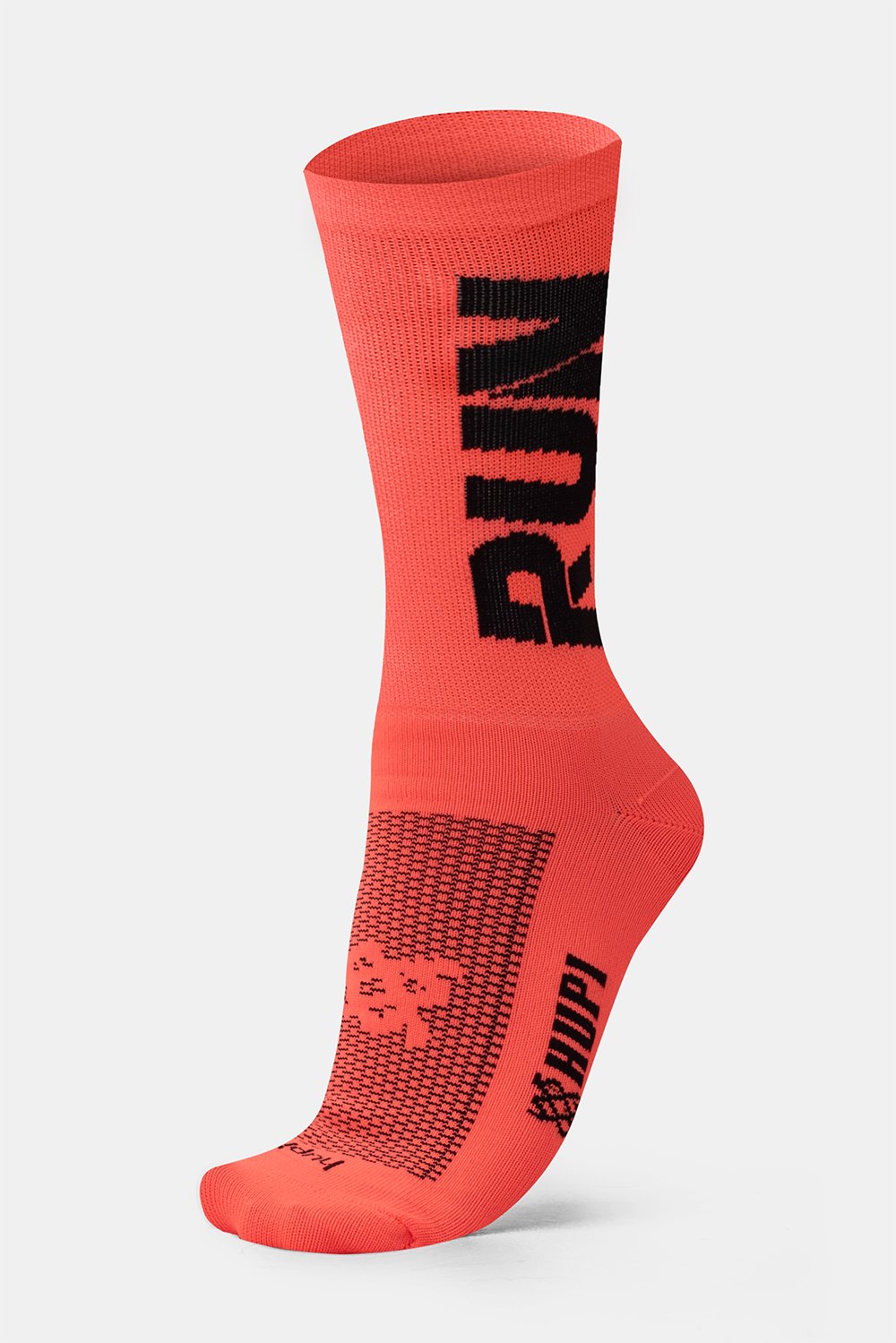 Meia HUPI Run Laranja Neon Meia HUPI Run Laranja Neon
