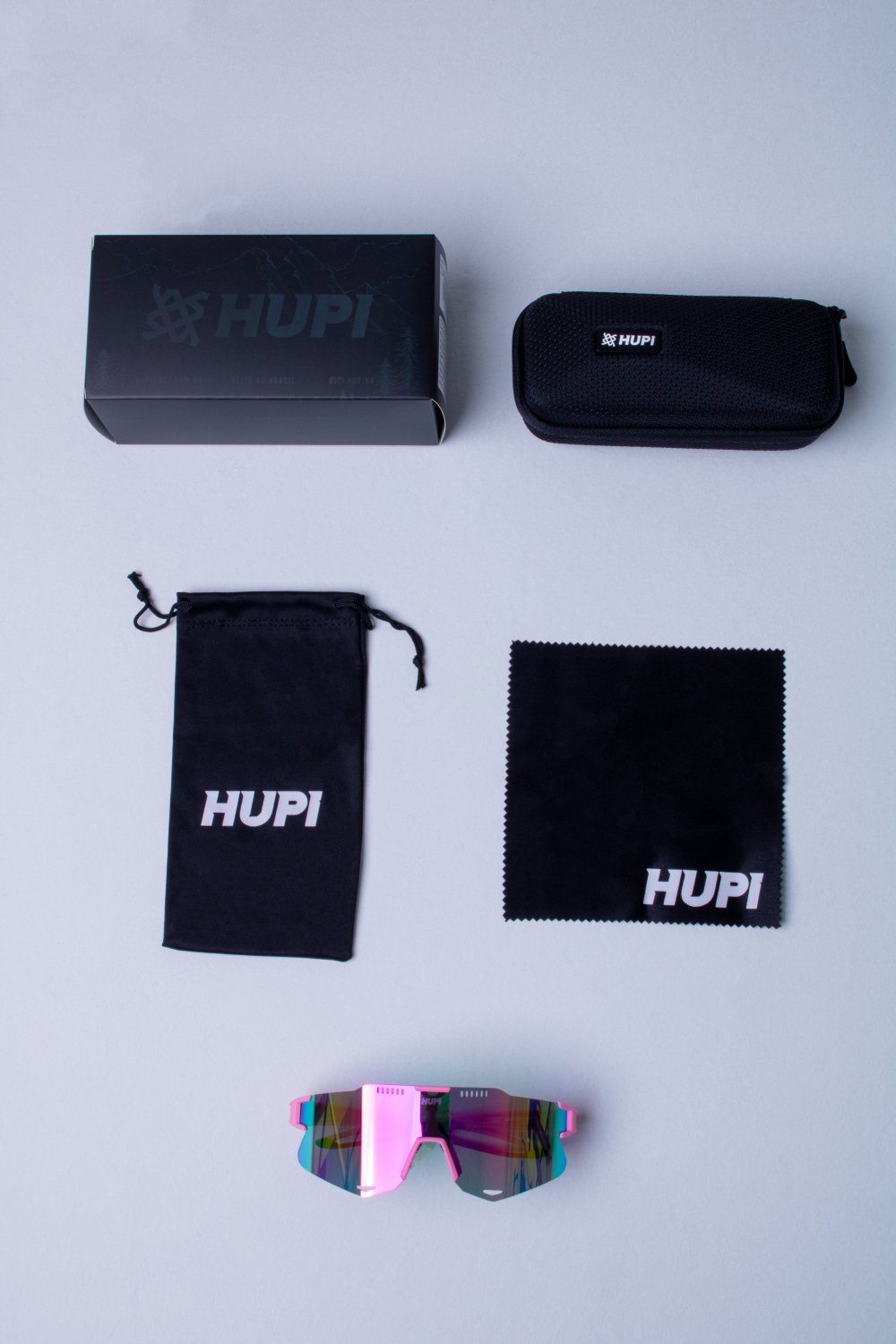 Óculos de Sol HUPI Bari Rosa - Lente Rosa Espelhado Óculos de Sol HUPI Bari Rosa - Lente Rosa Espelhado