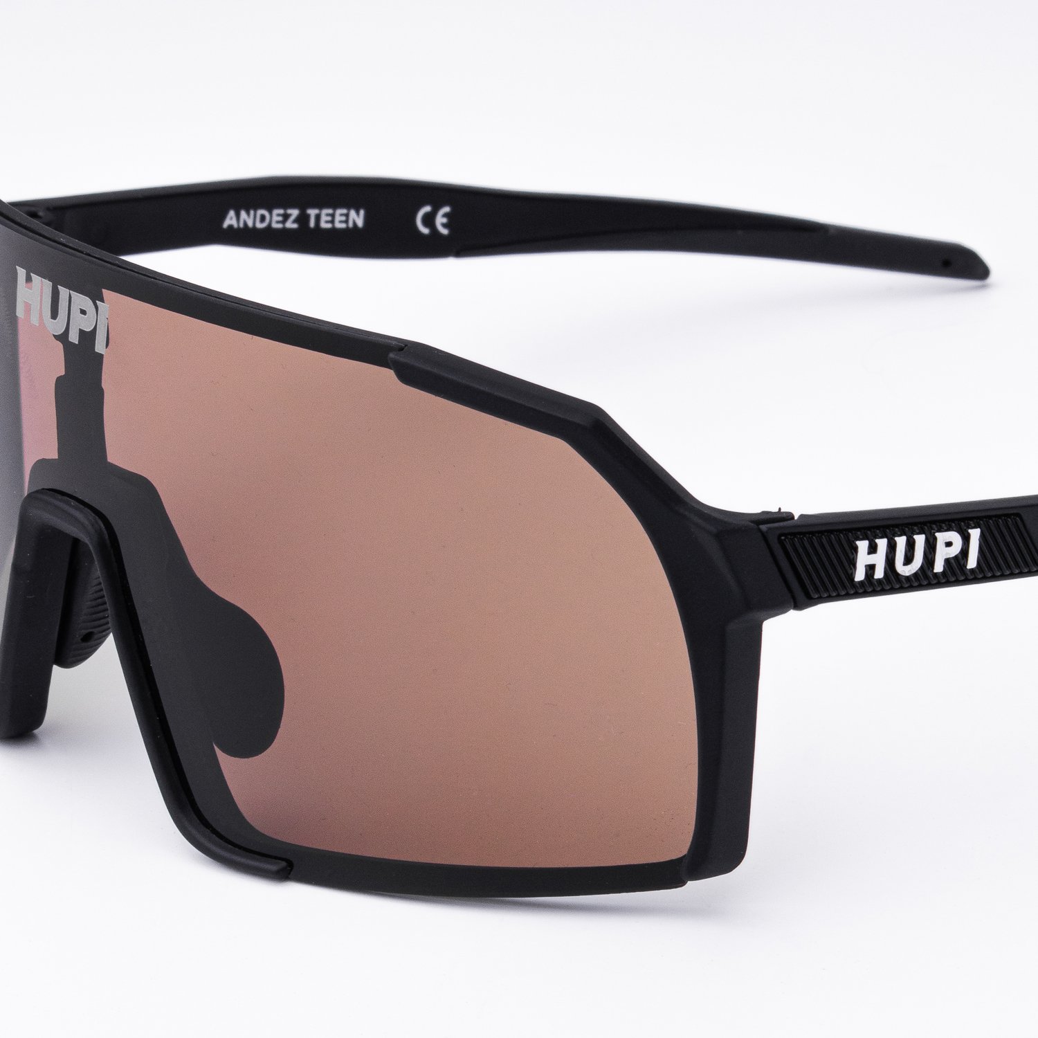Óculos de Sol HUPI Andez Teen Preto - Lente Marrom Óculos de Sol HUPI Andez Teen Preto - Lente Marrom