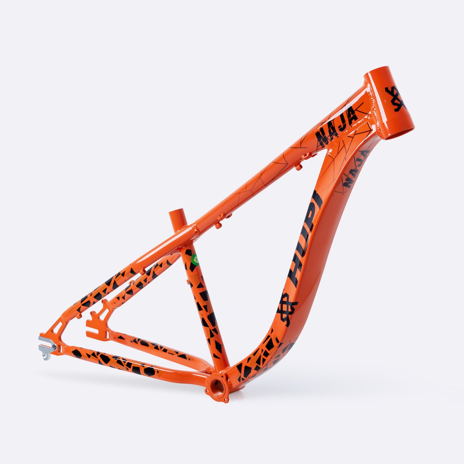 Quadro HUPI Naja V9 Laranja Horizontal
