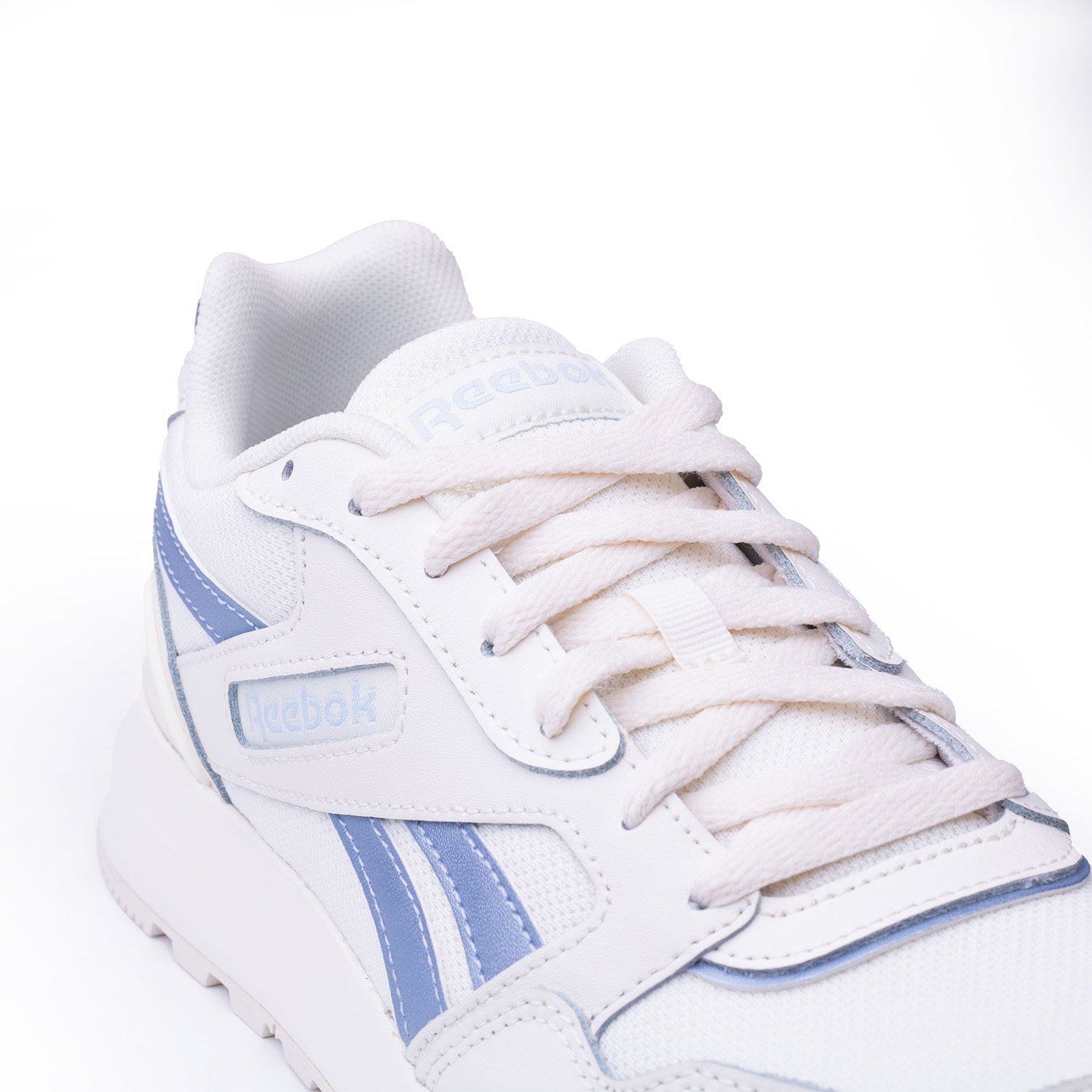 Tênis Reebok GL1000 Feminino Branco e Azul Tênis Reebok GL1000 Feminino Branco e Azul