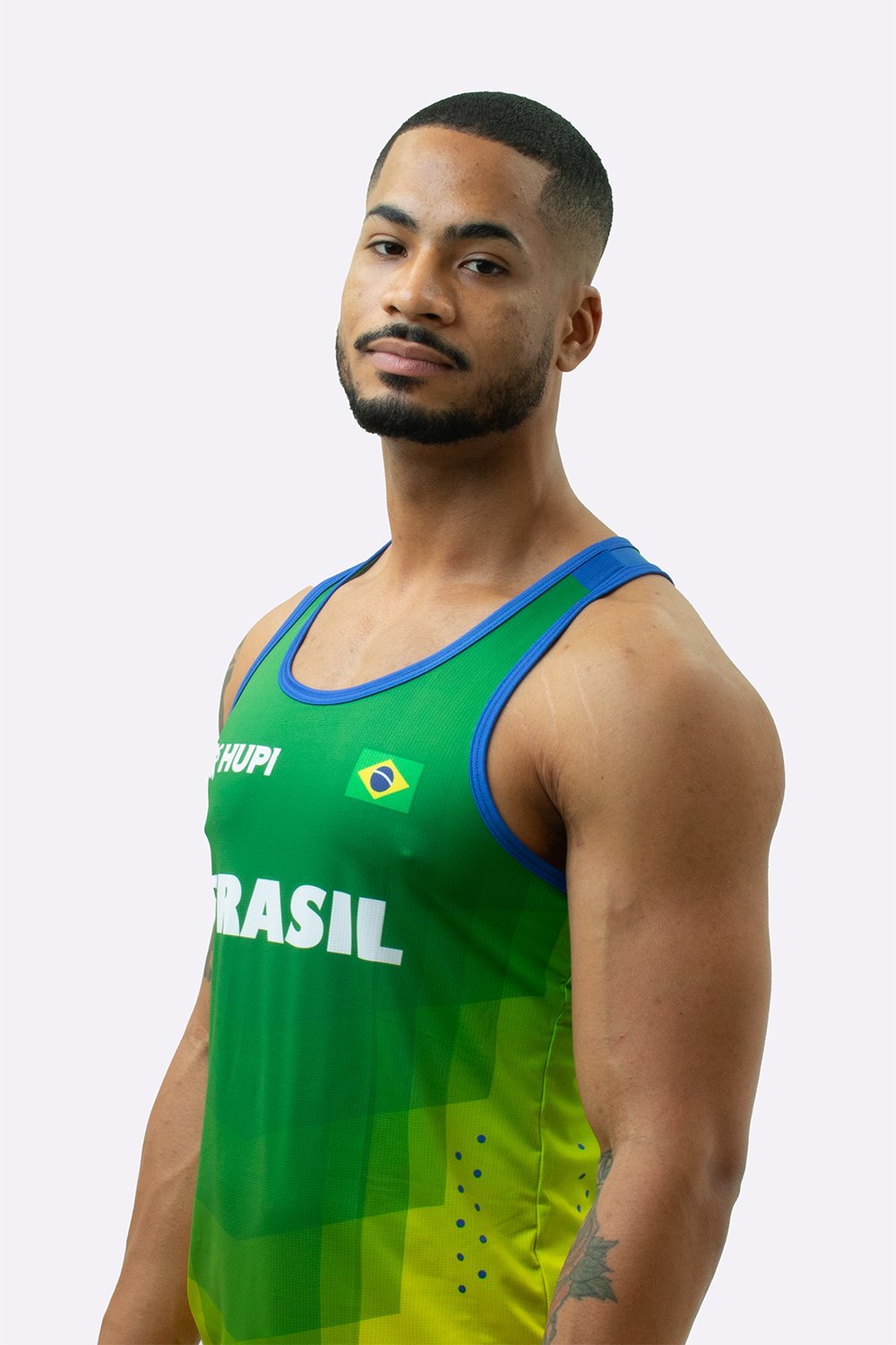 Regata Masculina HUPI Brasil Soul Regata Masculina HUPI Brasil Soul