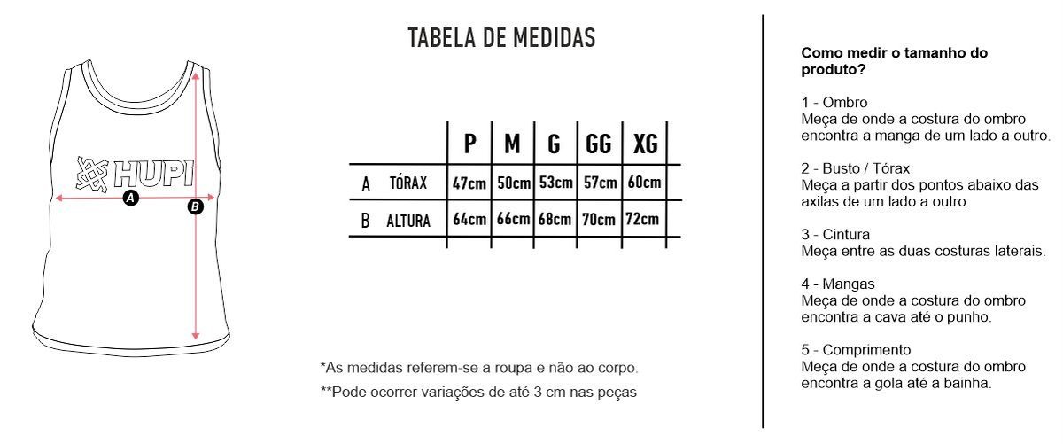 Regata Masculina HUPI Brasil Soul Regata Masculina HUPI Brasil Soul